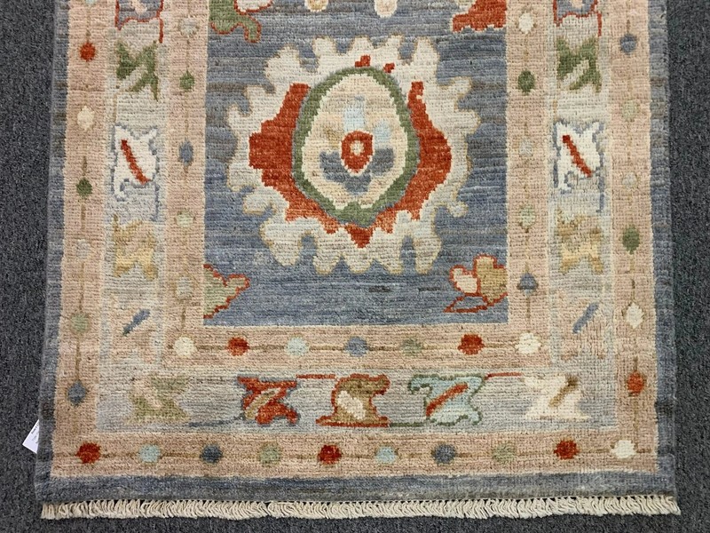 Oushak 2' 9"X10' Handmade Wool Runner Rug # 12240 gallery