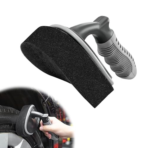 Car Tire Shine Applicator, High-Density Sponge Tyre Dressing Applicator 1pcs gallery