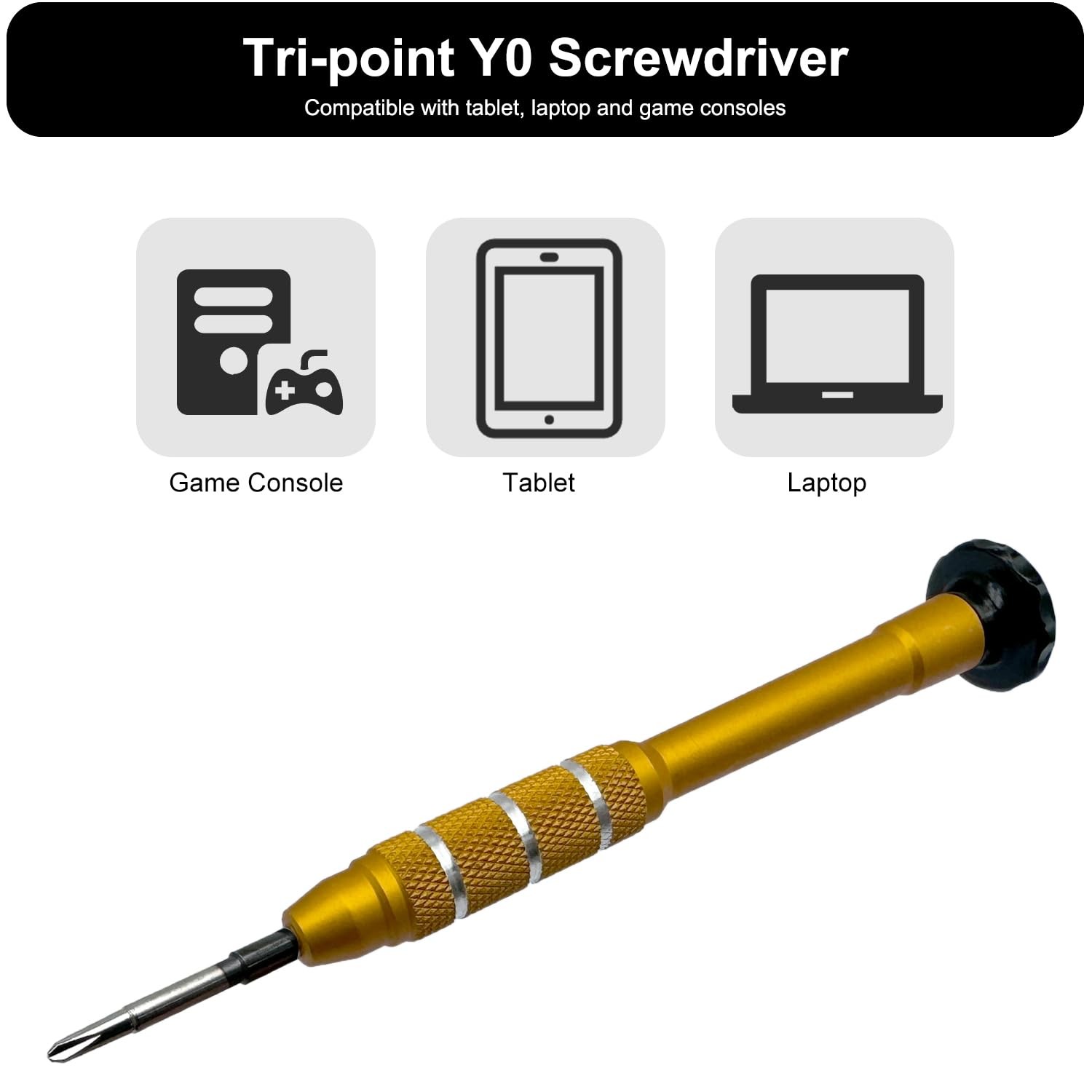 Tripoint Precision Screwdriver Y0 2mm for Game Console/Controller, Laptop & T... gallery