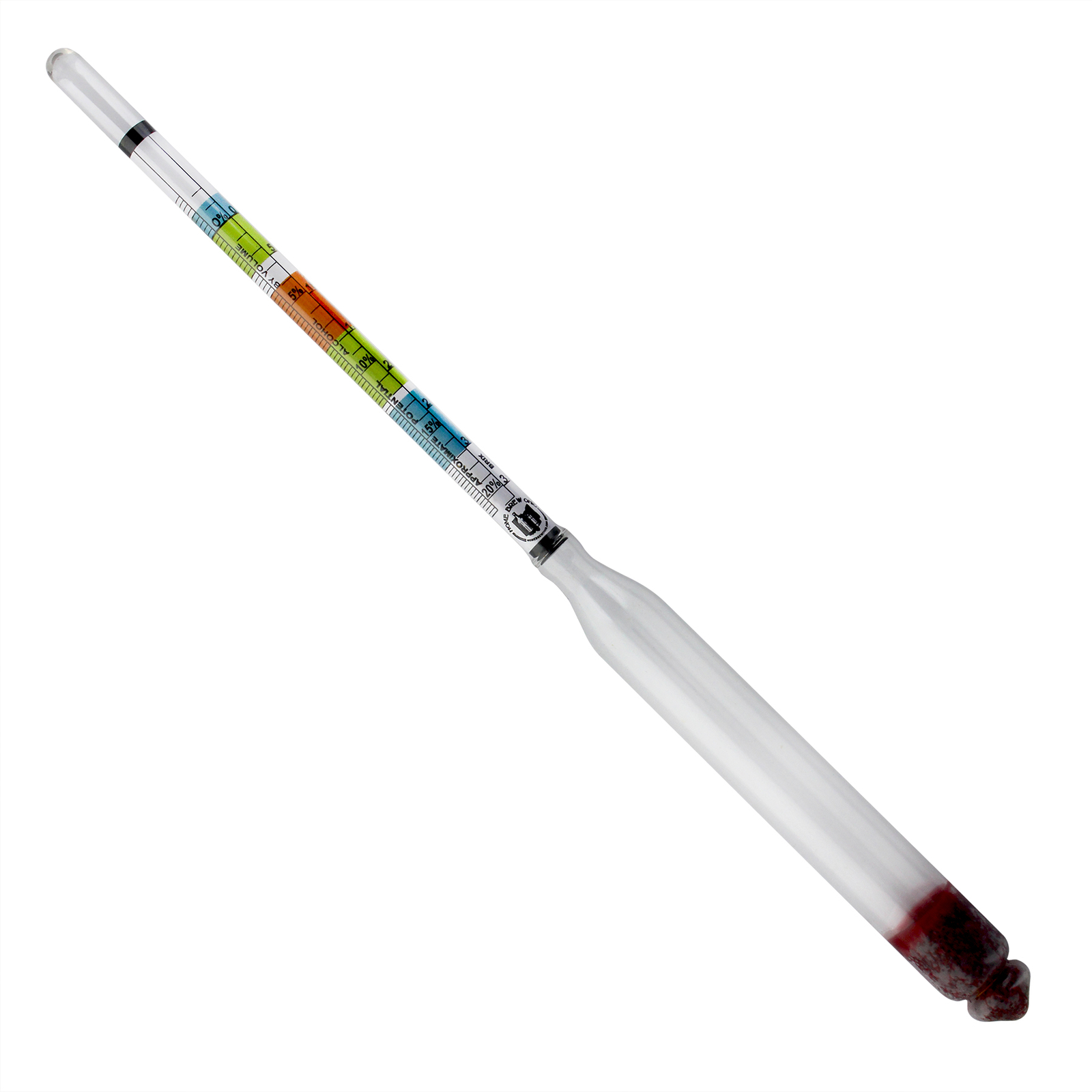 Hydrometer - Triple Scale Hydrometer for Home Brewing - Beer and Wine gallery