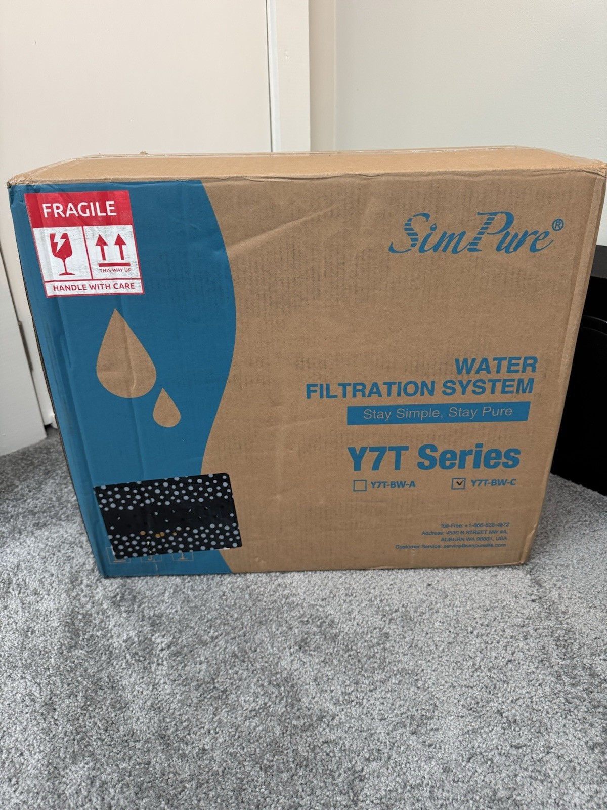 SimPure Y7T-C Counter top Reverse Osmosis, Water Filter, CTO-Enhanced - New gallery