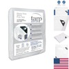 Heavy-Duty 10x10 Ft Tarp - Waterproof 8 Mil with Reinforced Corners and Grommets gallery