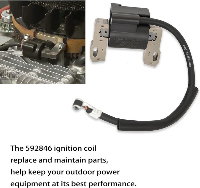 2x Ignition Coil For Briggs & Stratton Intek V-Twin 18-22HP Engine 691060 799651 gallery