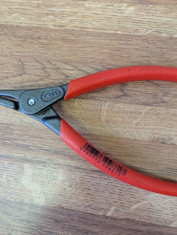 KNIPEX 49 41 A01 Precision Circlip Pliers, 3 - 10mm, Made in Germany Never Used gallery