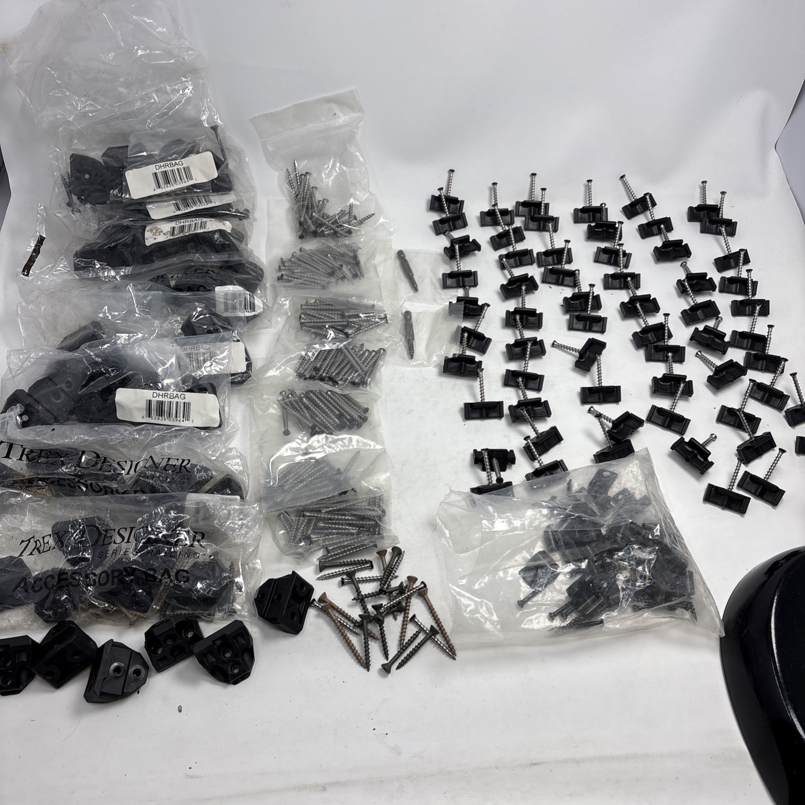 Trex Hidden Deck Fasteners Clips + Screws Railing Accs Bulk Lot Square Bit gallery