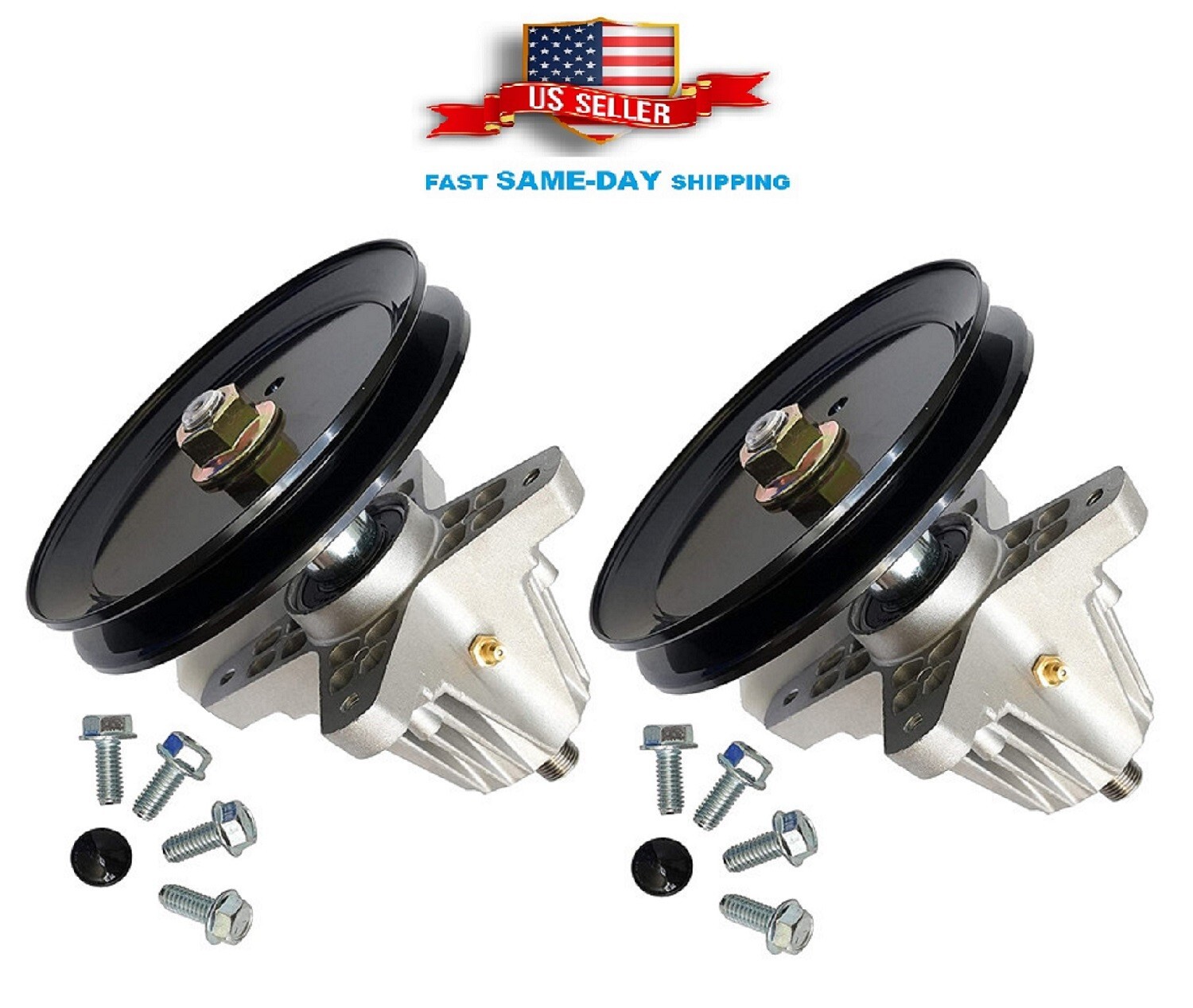 2 Spindle Assembly 46" For MTD Craftsman T135 T140 T150 T2600 T2700 46" Deck gallery