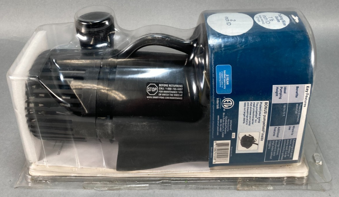 Smartpond WPR3600: 3,600 GPH Revolution Pump Waterfall Pump Professional Grade gallery