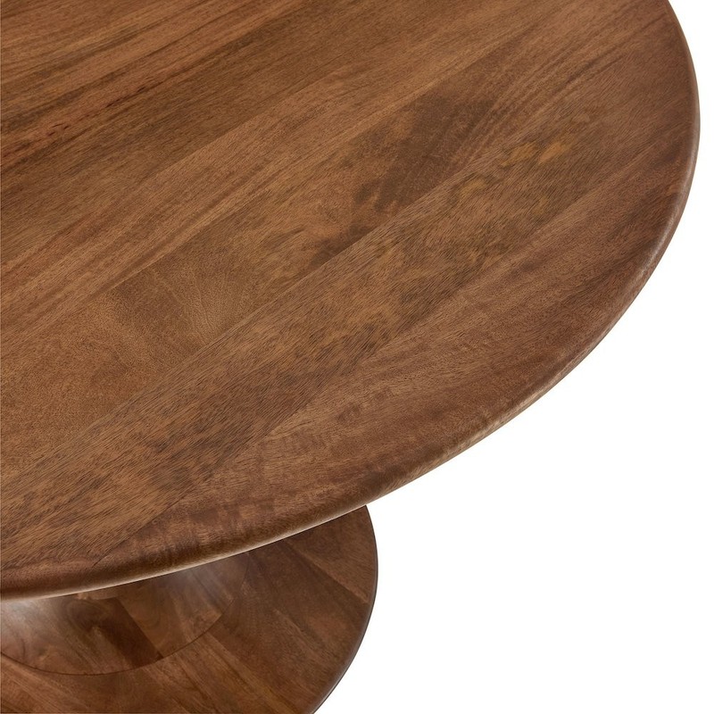 Lippa 48" Round Solid Wood Dining Table gallery