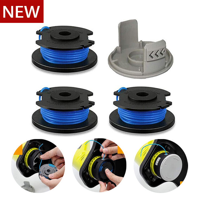 AC14RL3A Spool Line With AC14HCA Cap for Ryobi One+ 18/24/40V String Trimmer gallery