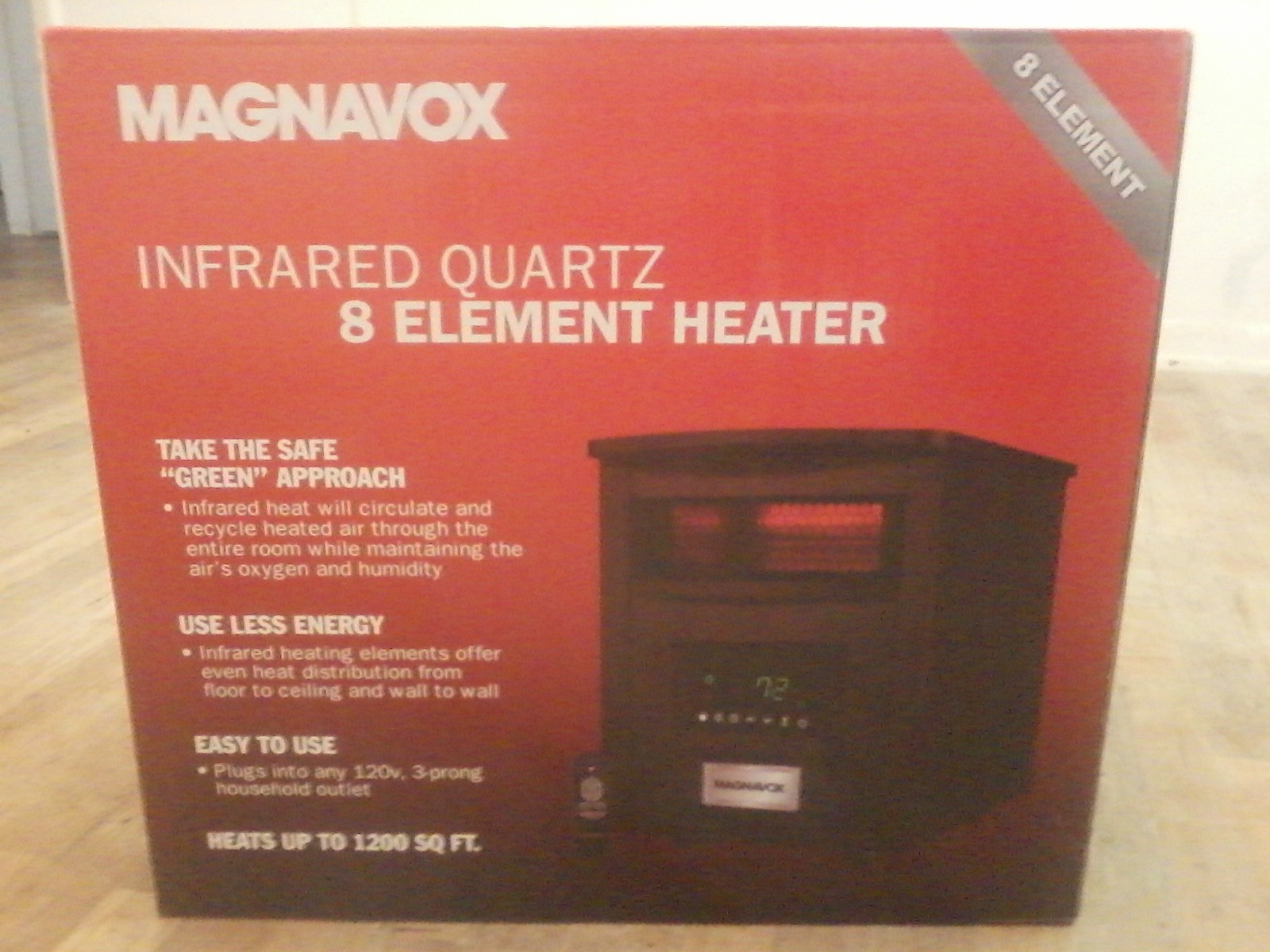 Magnavox Infrared Quartz 8 Element Heater - Heats Up To 1200 Sq. Ft. gallery