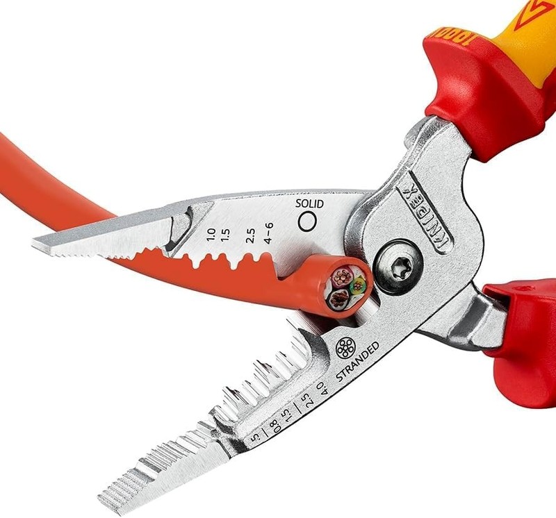 Multi Coloured Wire Stripper Multifunctional Electrician Pliers High Capacity... gallery