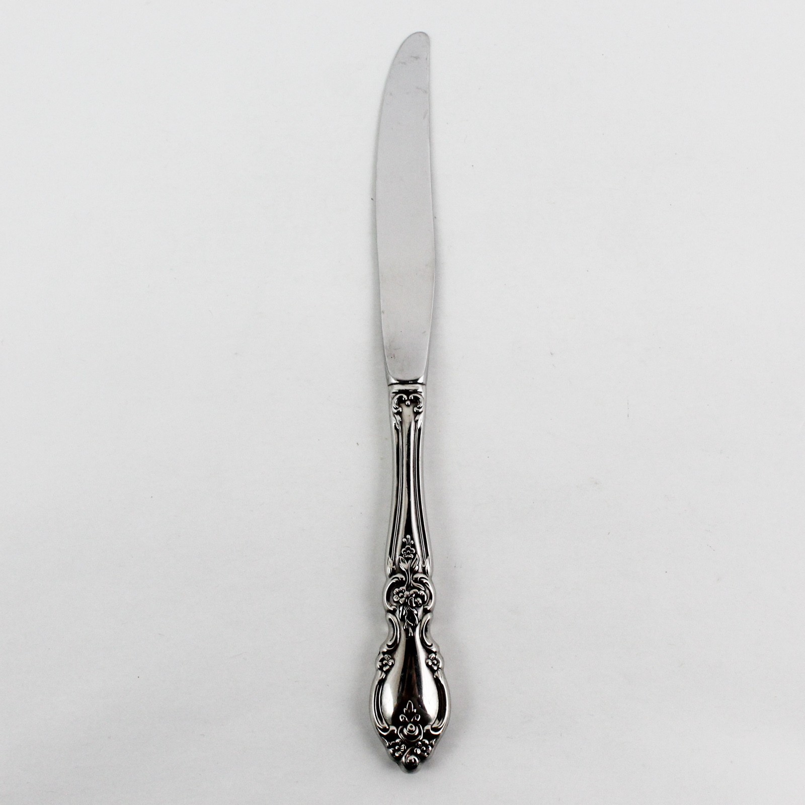 Oneida Silver Louisiana Pattern Stainless Modern Hollow Dinner Knife 9" Good gallery