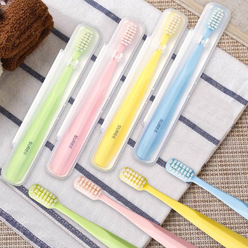 Extra Soft Toothbrush for Sensitive Teeth, Upgraded 10000 Ultra Soft Bristles gallery