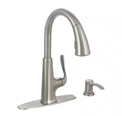 Pfister Single-Handle PullDown Sprayer Kitchen Faucet Stainless Steel F-529-7PDS