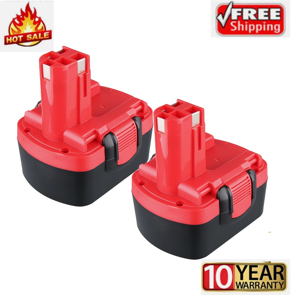 2PACK For Bosch 4600mAh Ni-MH Battery BAT140 14.4V BAT038 BAT040 BAT041 33614 us gallery