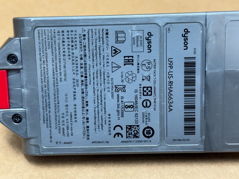 OEM DYSON V12 DETECT SLIM CLICK IN BATTERY - SV20 SV21 SV26 SV46 SV30 SV35 SV34 gallery