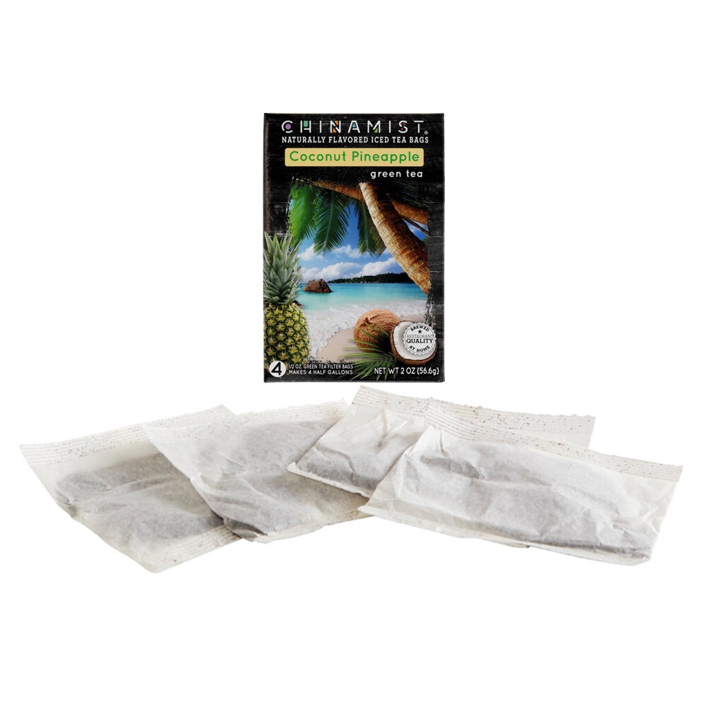 China Mist Coconut Pineapple Iced Tea Bags, 4-Count Box gallery