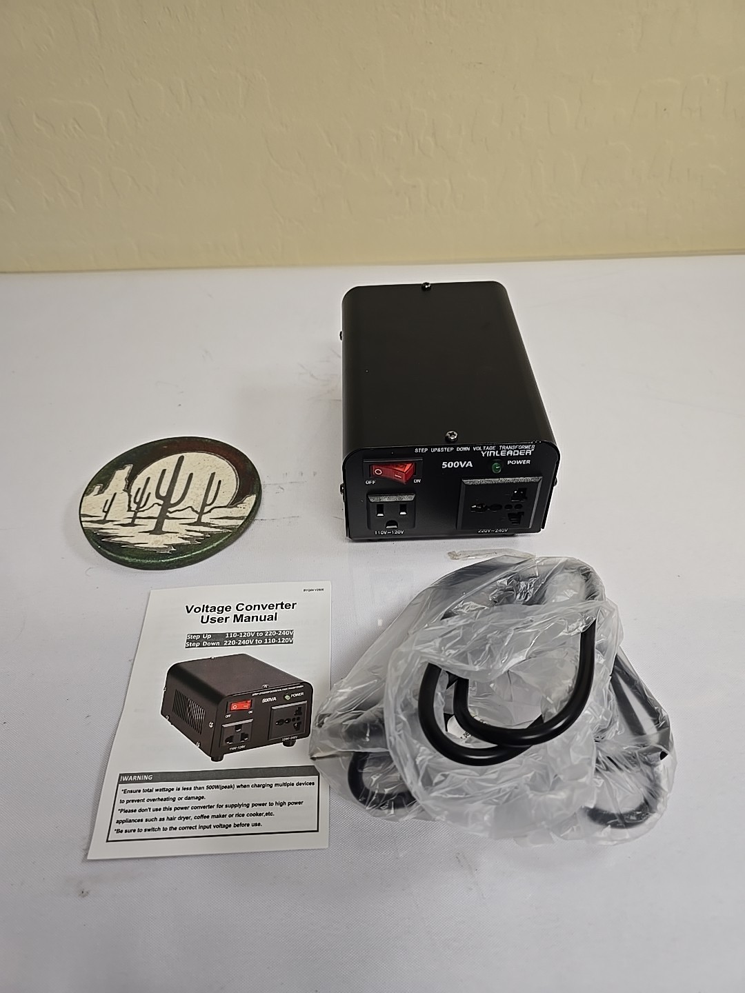 Yinleader 500W Voltage Converter Transformer 110V/120V to 220V/240V Step Up Down gallery