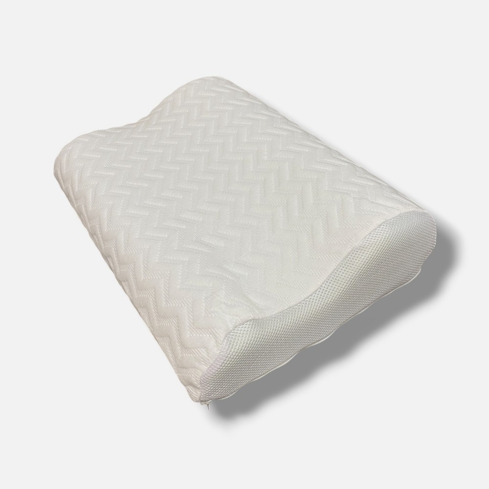 Comfort Tech White Serene Memory Foam Pillow, Contour