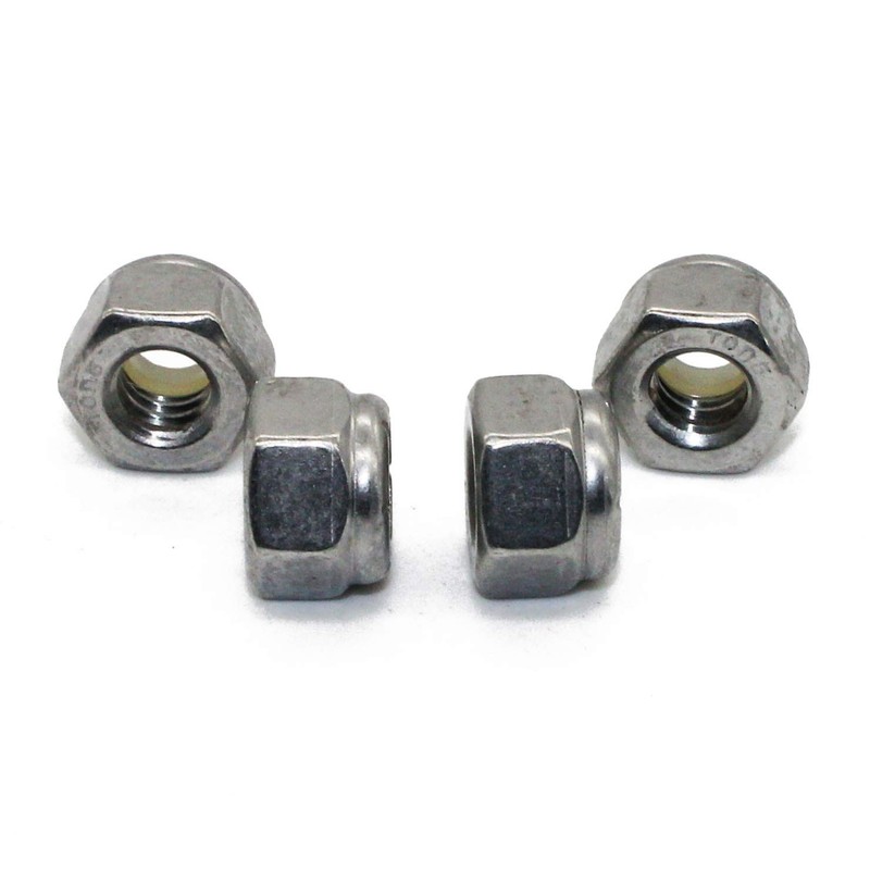 Quantity 50Pcs 1/4-20 Nylon Insert Hex Lock Nuts, (50 Pack), Plain gallery