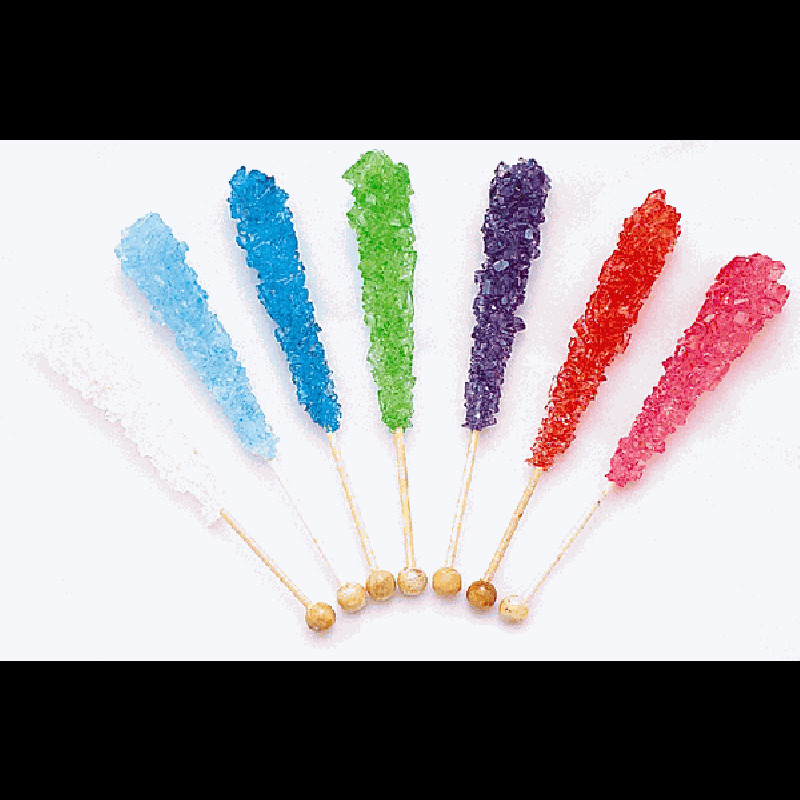 WRAPPED ASSORTED FLAVORS ROCK CANDY LARGE STICKS PARTY GIFTS YOU CHOOSE AMOUNT gallery
