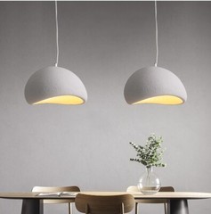 30cm Modern Pendant Light Matte White E26 for Dining Room Kitchen Island