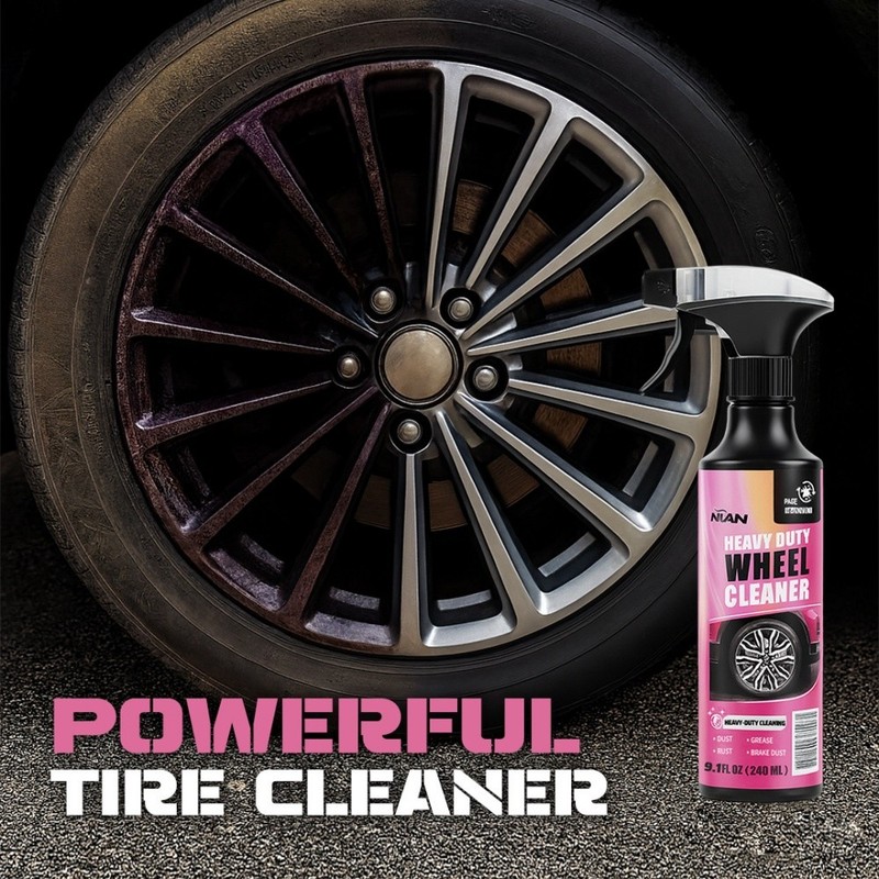 1-3Pack 270ml Powerful Wheel Cleaner Repair Polishing Car Rim Tire Cleaning Kit gallery