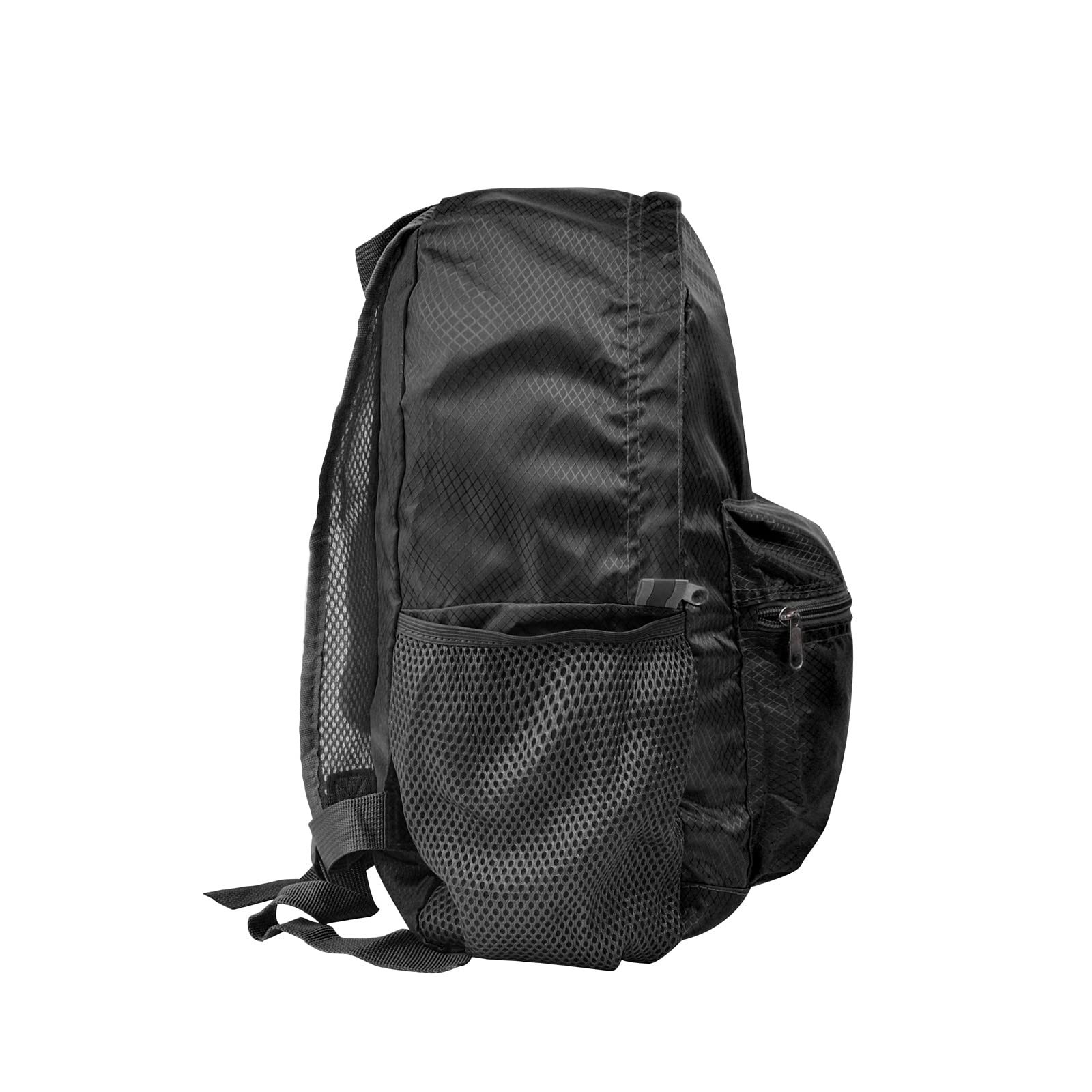 25L Packable Backpack Foldable Ultra Lightweight Water Resistant Black 2