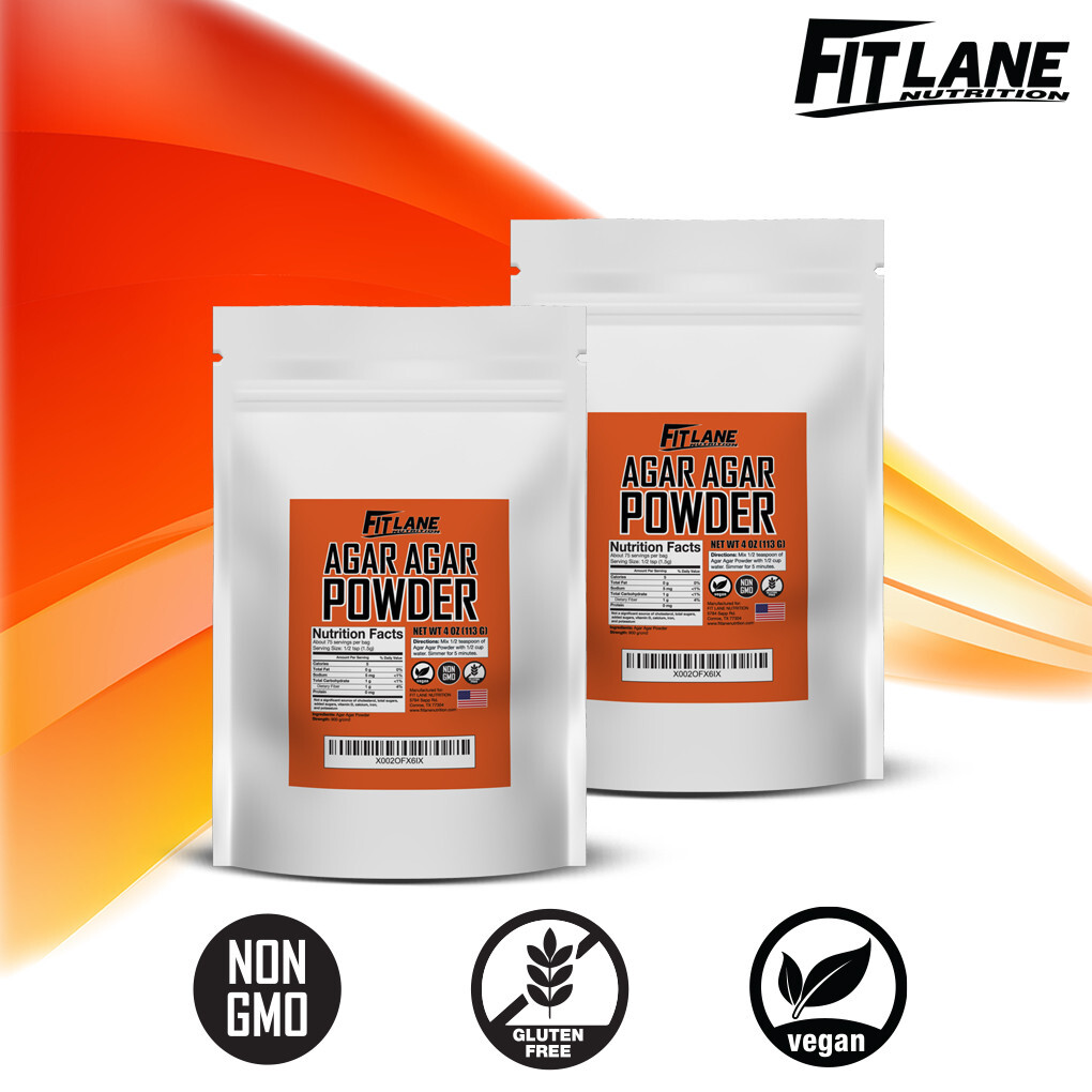 Agar Agar Powder. Vegan (Vegetarian) Gelatin. Non GMO, Gluten Free 4 oz Bag gallery