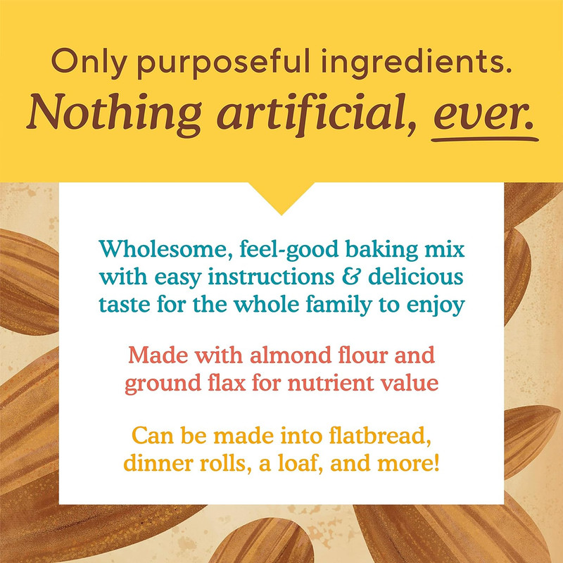 Almond Flour Baking Mix, Artisan Bread Mix - Gluten Free, Plant Based, Paleo Fri gallery