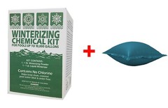 Swimming Pool Winter Winterizing Kit 10,000 gallon with 4’x4′ Air Pillow
