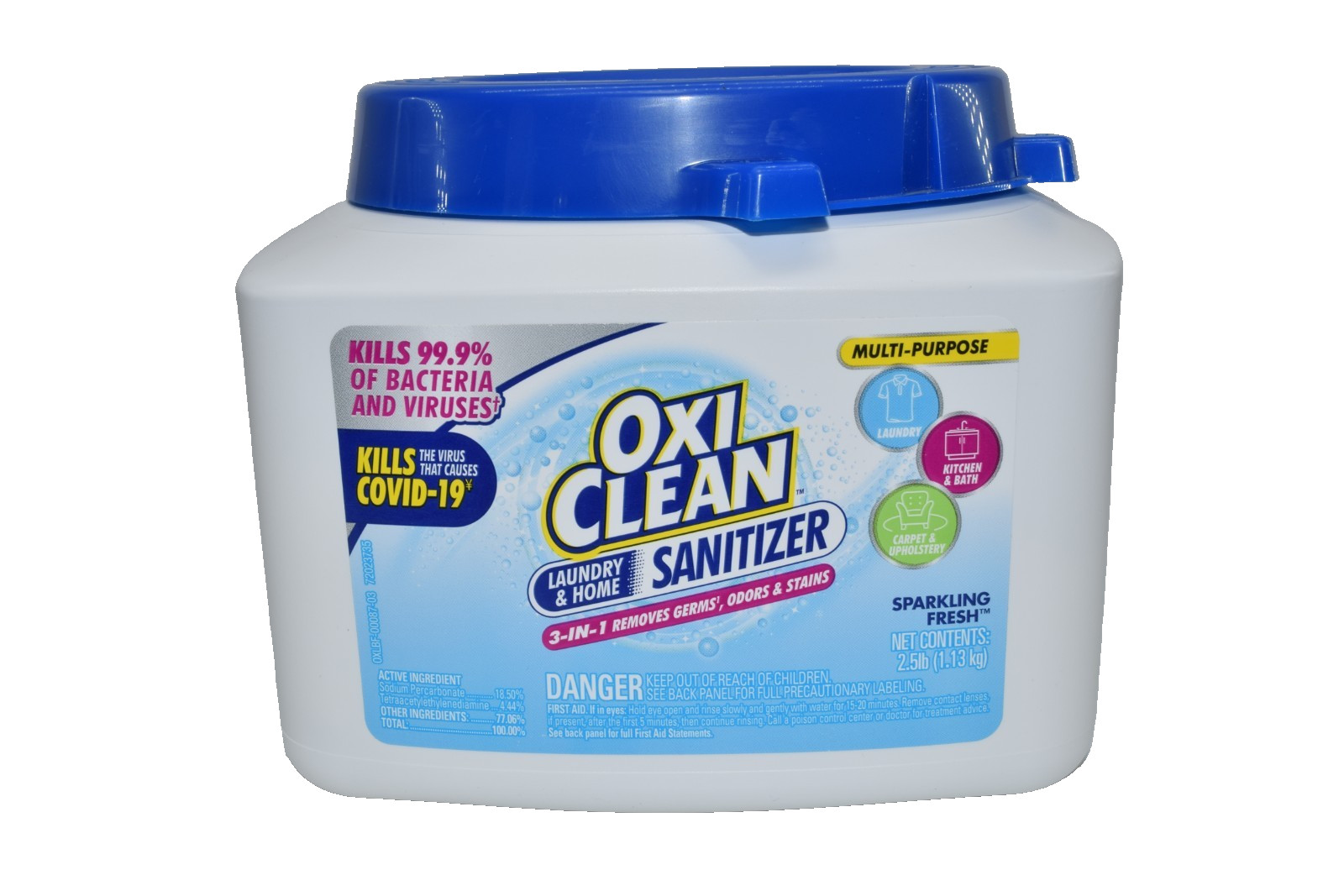 OxiClean Sparkling Fresh Laundry & Home Sanitizer 2.5lb New Discontinued gallery