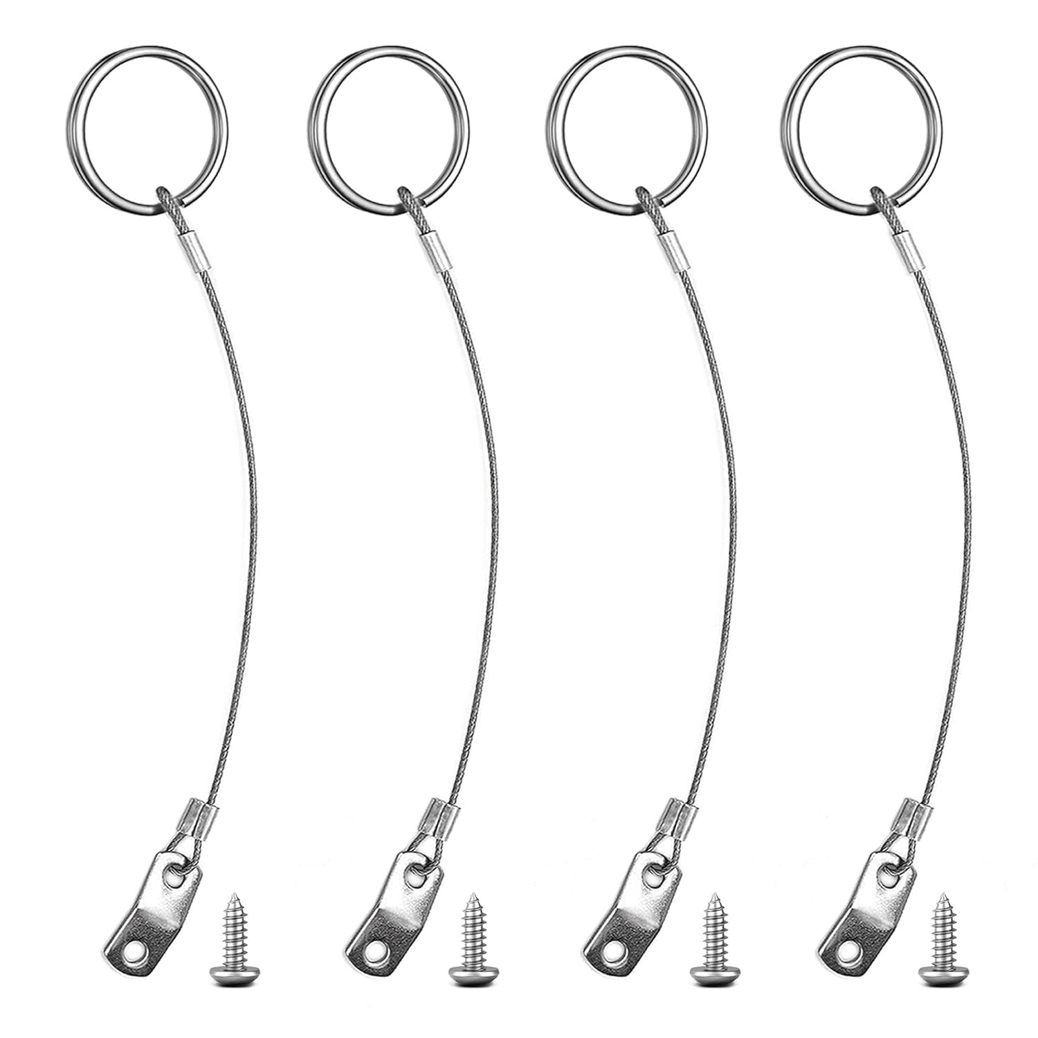 Quick Release Pin Lanyard 316 Stainless Steel Lanyard Cable Tether Boat Bimini T gallery