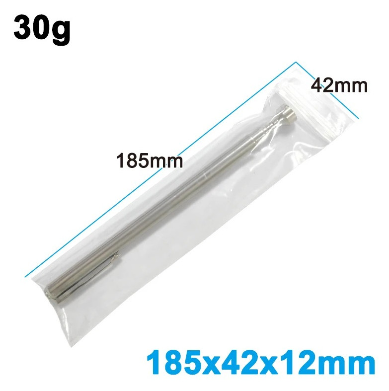 1pc Silver Magnetic Pickup Tool Retractable Rotatable Pen Clip Magnet Rod - NEW gallery