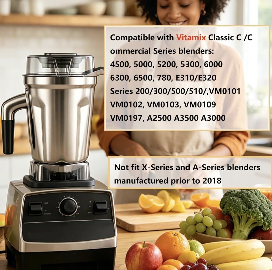 48oz Stainless Steel Container Pitcher, Compatible with Vit 5200 5000 6300 Vm... gallery