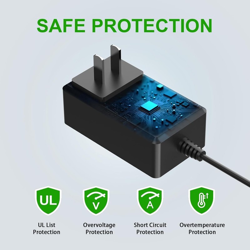 Universal 12V 2A AC Adapter with 8 Tips, UL Listed 12 Volts 2000mAh Power Supply gallery