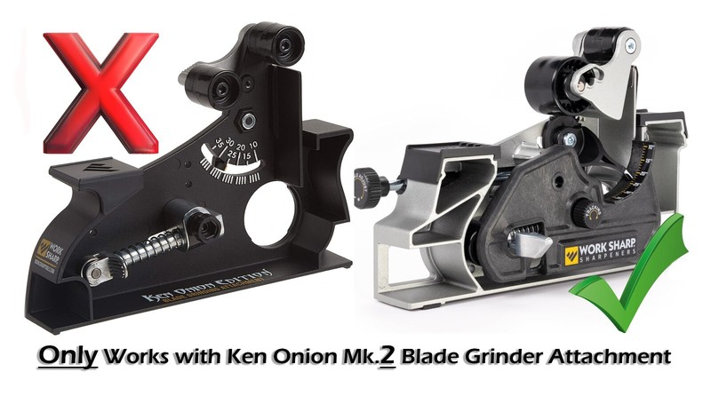 Work Sharp Ken Onion MK2 Blade Grinder Attachment Reversible Adjustable Riser gallery