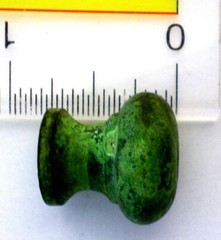 GORGEOUS SMALL BRASS PATINA KNOBS HANDLES PULLS DESIGNER B-5