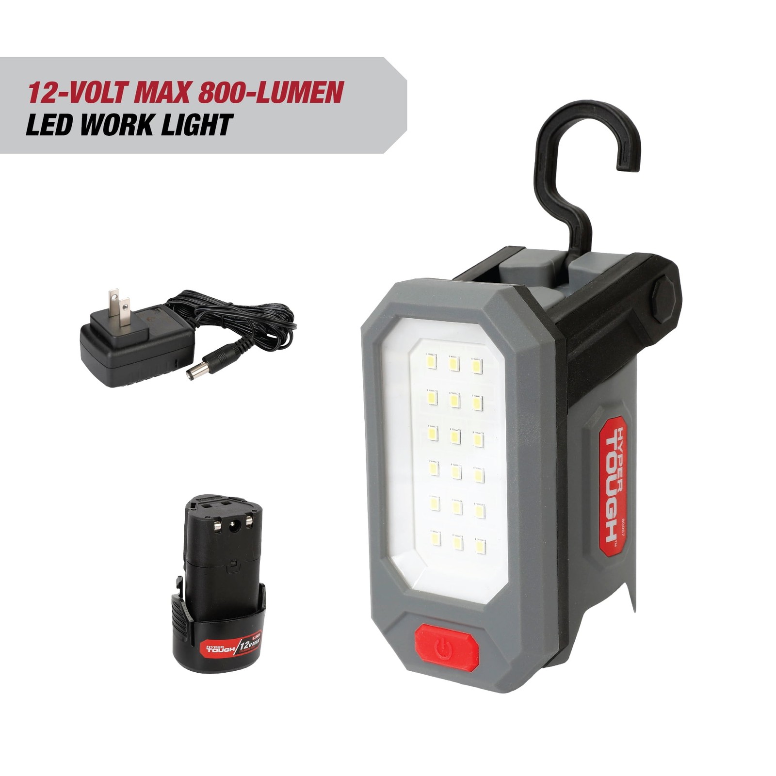12V Max 800-Lumen Cordless LED Work Light W/ 1.5AH Lithium-Ion Battery & Charger gallery