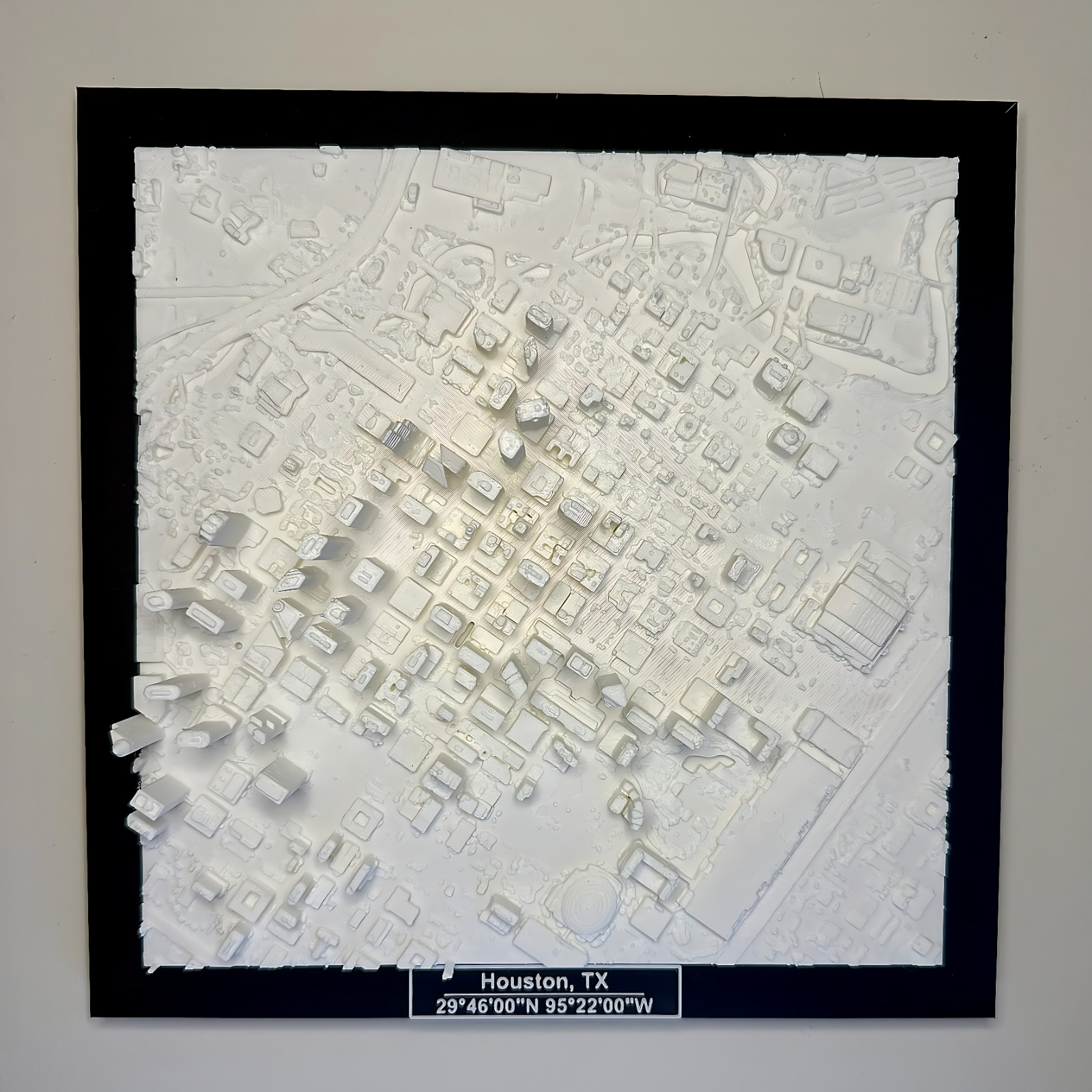 Houston Modern Art 3D City Model | 10"x10" gallery