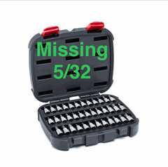 Husky 3/8 in. Drive Master Bit Socket Set (37-Piece) (missing 5/32)