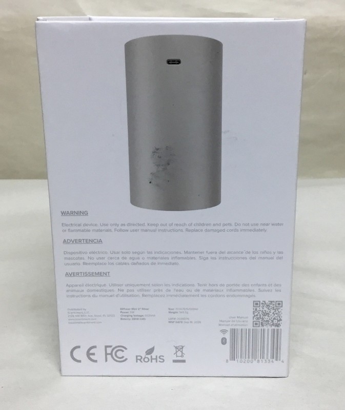SCENTIMENT MINI 2 OIL DIFFUSER SILVER with cold-air diffusion technology gallery