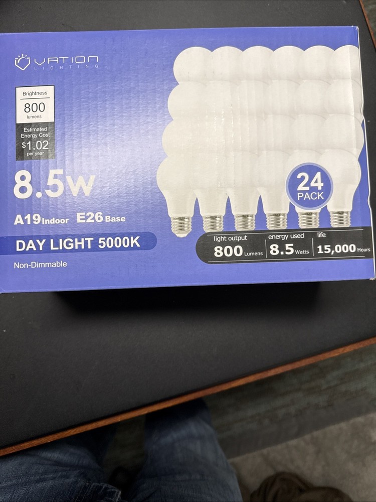 Day light 5000k Light Bulbs 24 Pack