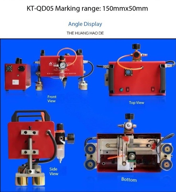 Portable Pneumatic Marking Machine, Handheld Steel Plate Marking Machine gallery