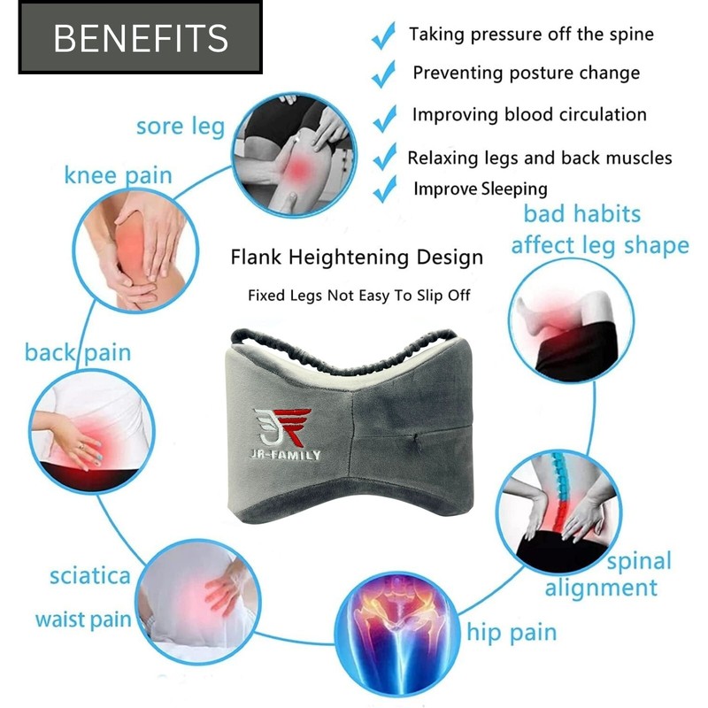 Knee Pillow for Sciatica Memory Foam Pillow and Knee Pillow for Side Sleepers gallery