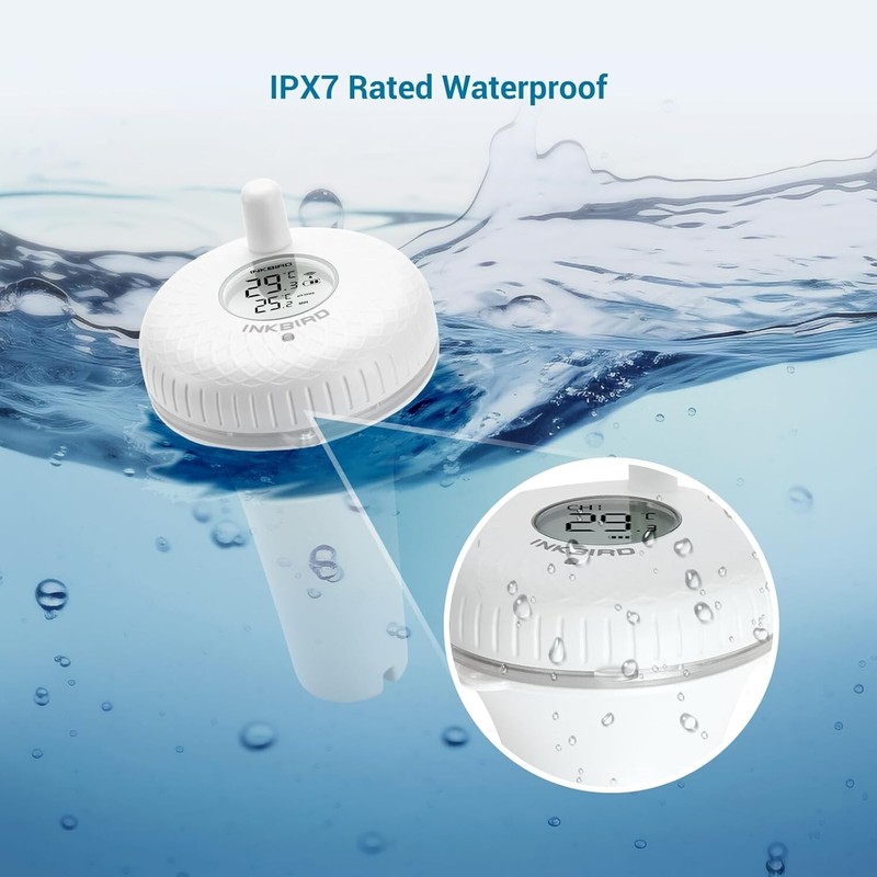 Wireless Pool Thermometer Spa Temperature Gauge Tester Swimming Pond Waterproof gallery
