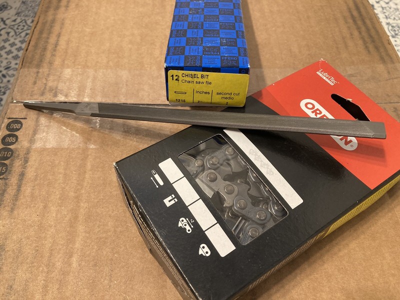 PFERD Double Bevel Chisel Bit Chainsaw File 17082 gallery