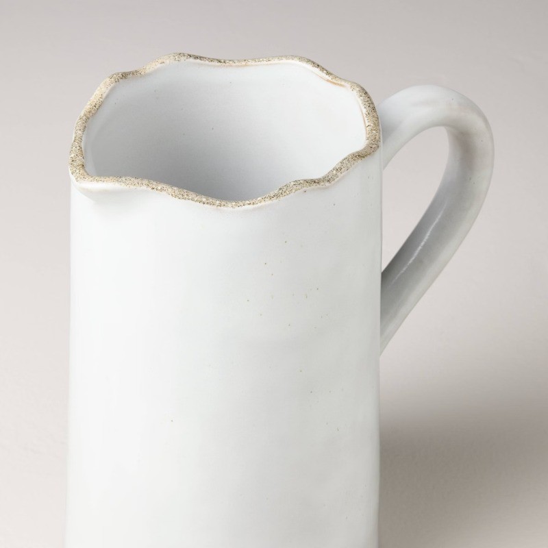 Carved Edge Pitcher Cream gallery