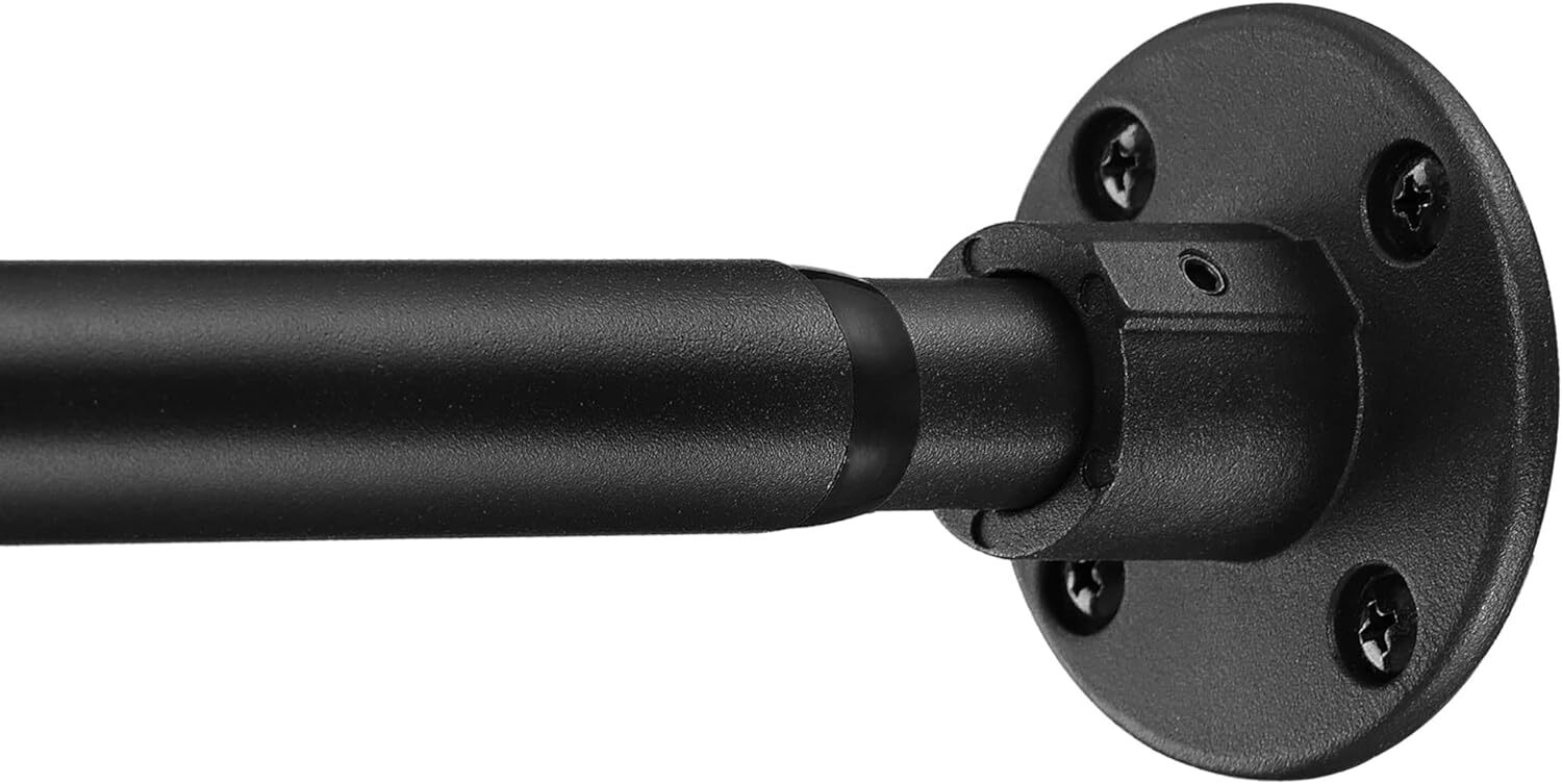 Hanging Closet Rod29-94 Inches Space Saving Closet Rod Extender HangingBlack ... gallery