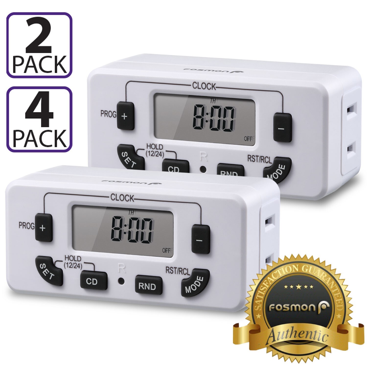 Indoor 7 Day 24 Hour Programmable Digital Wall Outlet Light Timer Plug In Switch gallery